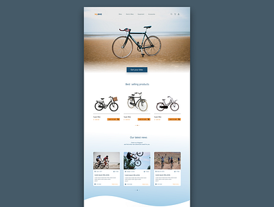 Bike Website bike app bike website bikes figma figmadesign ui uiux ux