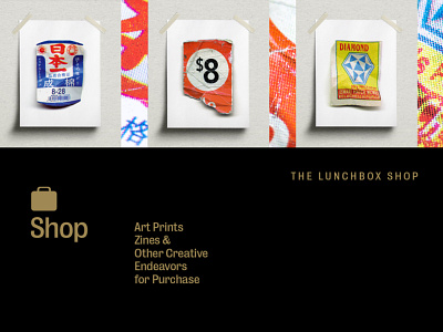 The Lunchbox Shop photoshop poster prints