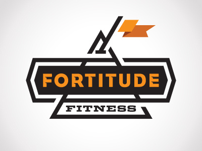 Fortitude austin fitness fortitude goldlunchbox hebert identity karl logo texas