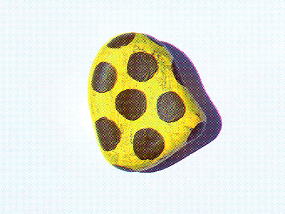 Rock Painter dots gold lunchbox goldlunchbox karl hebert paint rock
