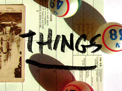 THINGS collage gold lunchbox goldlunchbox hoarder karl hebert things