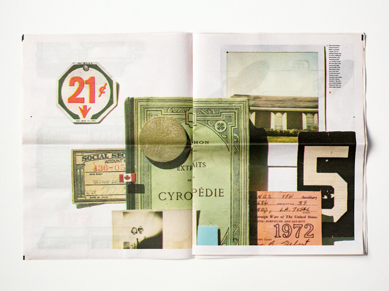 THINGS – Composition No. 1 hoarder collage things gold lunchbox goldlunchbox karl hebert
