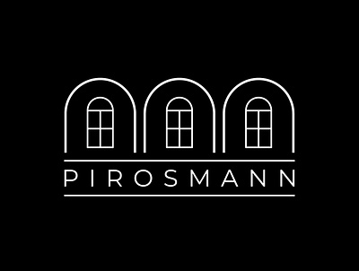 Logo concept for PIROSMANN art balcony brand brand design design inspiration logo logo design tbilisi