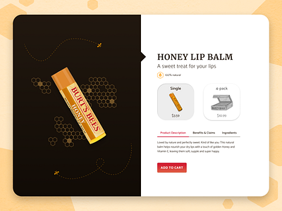 Burt's Bees Product Page