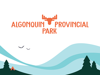 Algonquin Logo branding design illustration logo ui vector