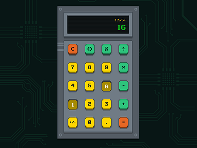 alien calculator design