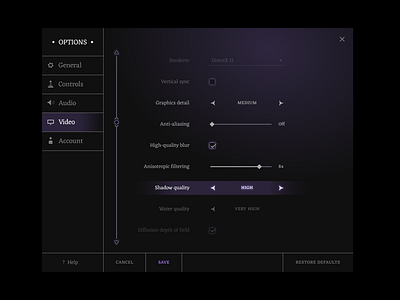 Game Settings – Help Center