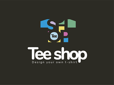 Tee shop branding graphic design illustrator logo