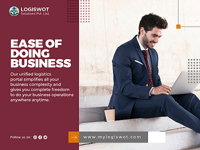 logiswot post insta3 business creative design designer graphicdesign instagram logistics online portal socialmedia socialmediadesign socialmediapost