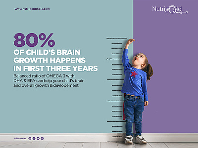 nutrigold 6 adhd autism blue branding child growth creative branding creative design graphicdesign growing up kids omega3 purple social media social media design