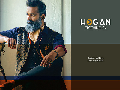 hogan clothing logo branding clothing creative logo designer ethnicwear graphic logo logo logoart logodesign mensfashion menswear