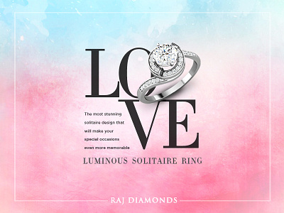 raj diamonds ad branding design graphicdesign identity branding social network