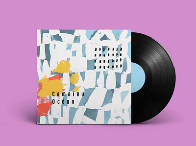 camaïeu océan album cover design graphic design