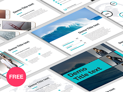 Free Keynote template: Corporate Report Free Keynote business corporate download flat free freebies key keynote marketing presentation template theme