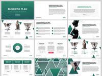 Free Keynote template: Business Plan by hislide.io on Dribbble