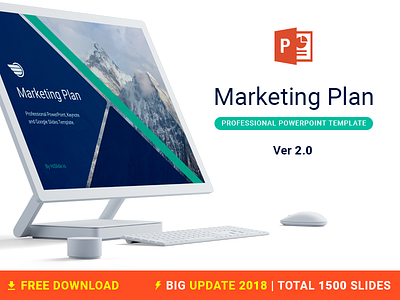 Marketing Plan Free PowerPoint template