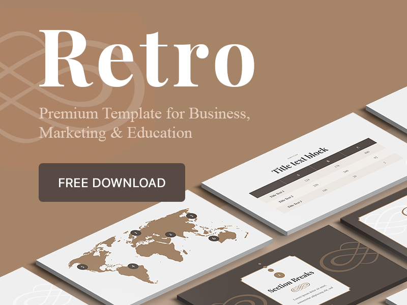 Free Retro Powerpoint Keynote Google Slides Template By