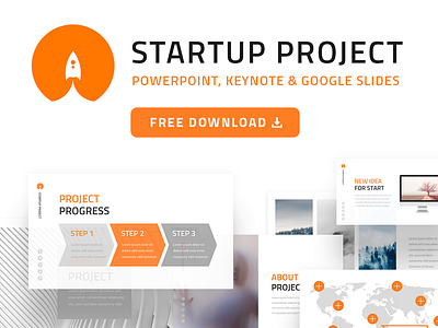 [FREE] Startup Project PPT Template free freebee freebie google slides keynote powerpoint template ppt ppt template