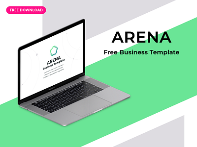 [Free] Business Template "Arena" business corporate download free freebie freebies infographic key keynote marketing modern powerpoint ppt pptx presentation report slide slides startup template