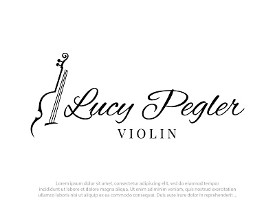 Lucy Pegler Logo Design branding logo minimalist simple