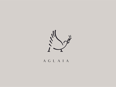 Aglaia - Cosmetic Brand brand identity branding branding design cosmetic cosmetic logo cosmetics dove flat logo logodesign minimal rebrand rebranding vector