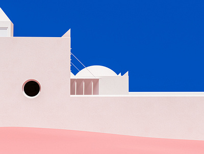 Dá Licença - II 3d abstract adobe blue cinema 4d design mediterranean pink render summer vintage