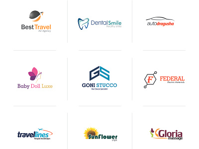 Logos brand identity coreldraw logo logo design