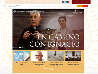 Isusovci.hr church jesuits religion spiritual web design