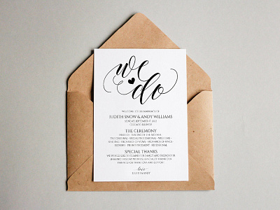 Free Wedding Invitation Template