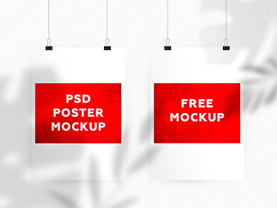 Free Shadow Poster Mockup design free psd freebie freebies interface mockup mockup design mockup psd mockup template mockups