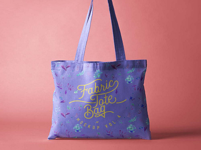 Free Fabric Tote Bag Mockup