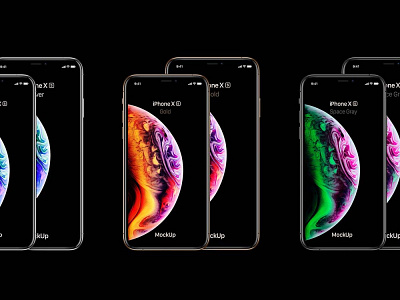 Free iPhone XS Max Mockup in Vector Shape