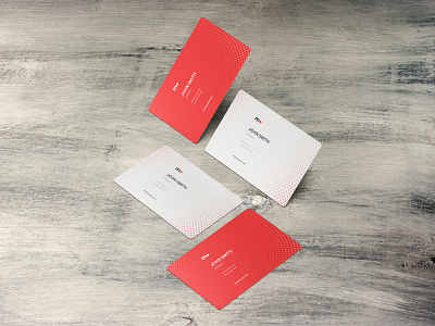 Free Round Corners Business Card Mockup