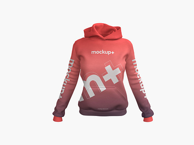 Free Women Hoodie Mockup Set