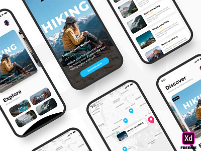 Free Activity App UI Template app design free app free apps ui freebie freebies interface mobile mobile app mobile ui ui uiux ux