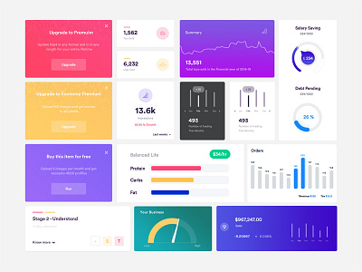 Free Dashboard Element UI Kit dashboard dashboard app dashboard design dashboard flat design dashboard template dashboard ui free ui kit freebie freebie psd freebies ui kit