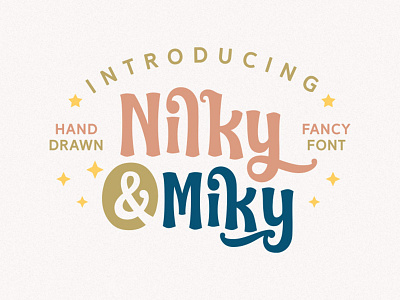 Nilky Miky Hand Drawn Font