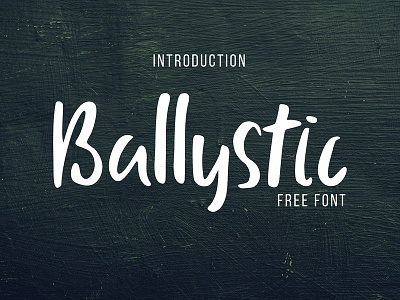 Ballystic Free Hand Written Typeface design font free font free typeface free typography freebie freebies hand lettered hand type hand written typeface