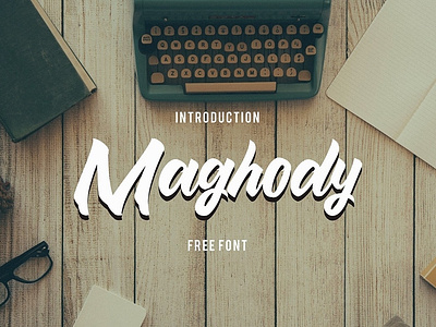 Maghody Free Script Typeface design fonts free font free typeface freebie freebies hand drawn hand lettering handlettering interface typography