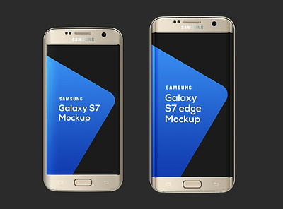 Free Samsung Galaxy S7 S7 Edge Mockup design free psd freebie freebies interface mockup mockup design mockup psd mockup template mockups ui