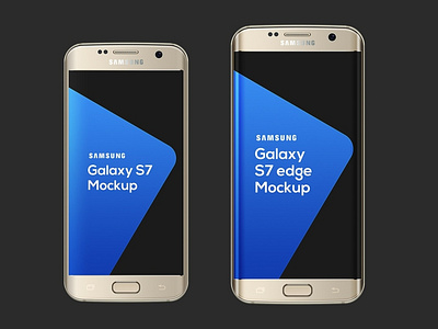 Free Samsung Galaxy S7 S7 Edge Mockup