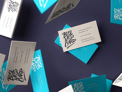 Free Business Card Mockup