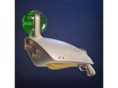 Retro style Sci Fi ray gun