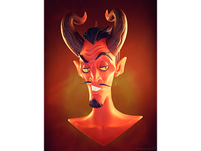 Handsome devil 😈 sculptor