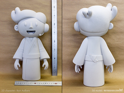 Character 3D print 3d 3d model 3d print cartoon character figure metin seven modeler