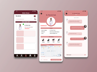 Doctor design doctor pets ui uiux veterinarian