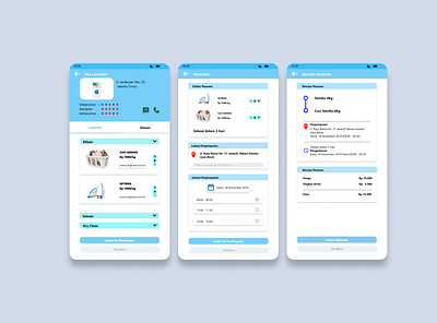 Laundry Service design ecommerce laundry laundryservice service ui uiux