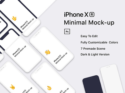 iPhone Xr Minimal Mock-up