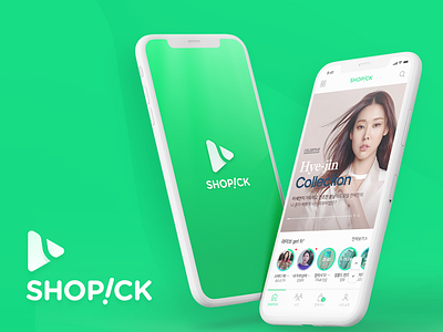 SHOPICK app app design design influencer mobile mobile app design shopping ui ui desgin ux v commerce video