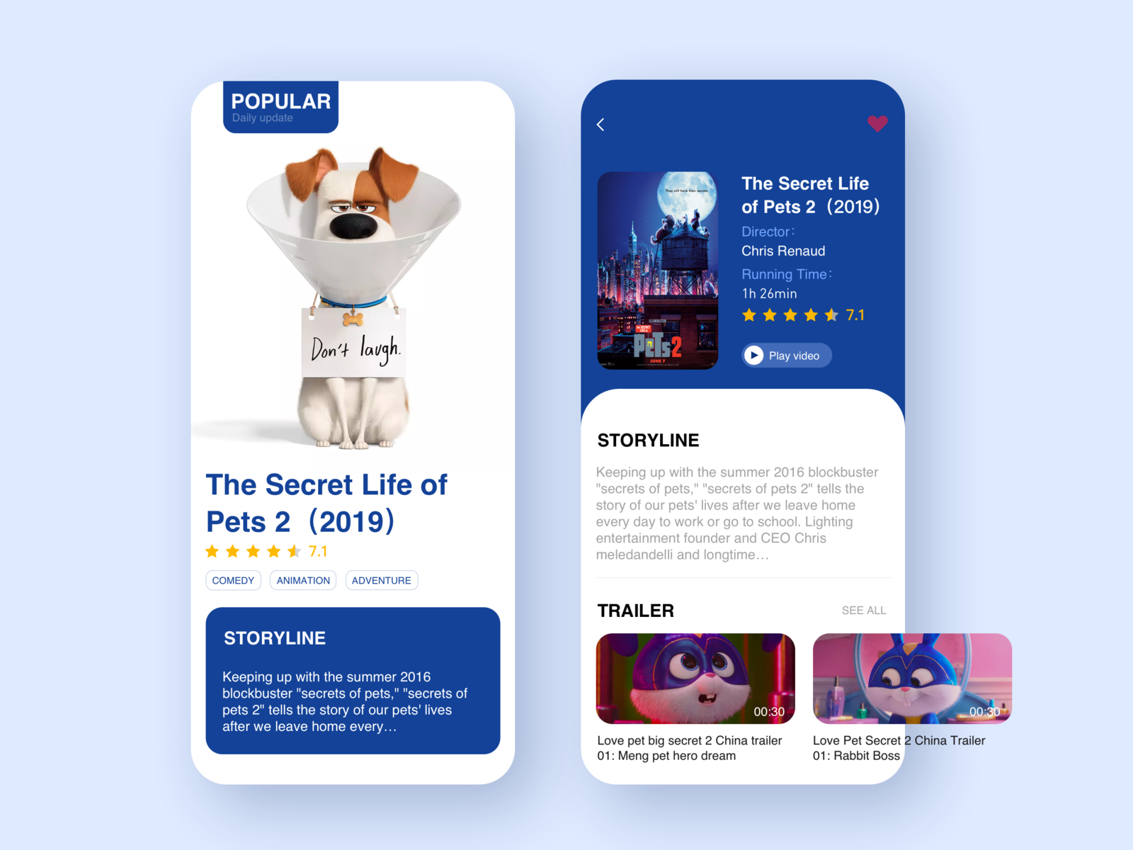 APP interface by ArielHao on Dribbble